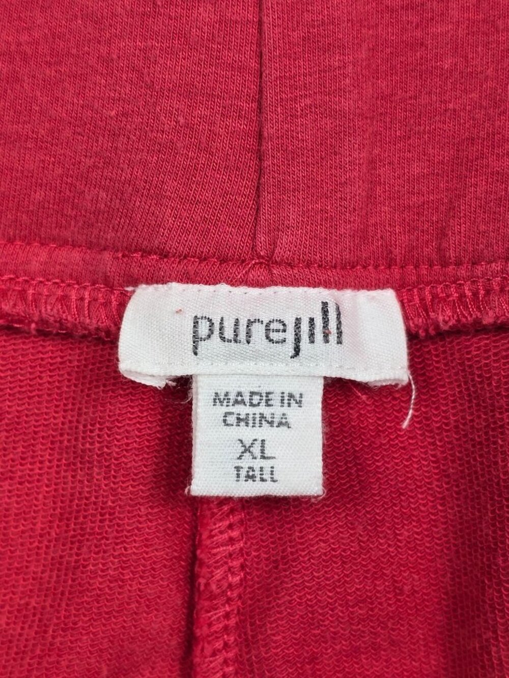 Pure J Jill Womens Pink High Rise Wide Leg Pants XL Tall - Picture 2 of 5
